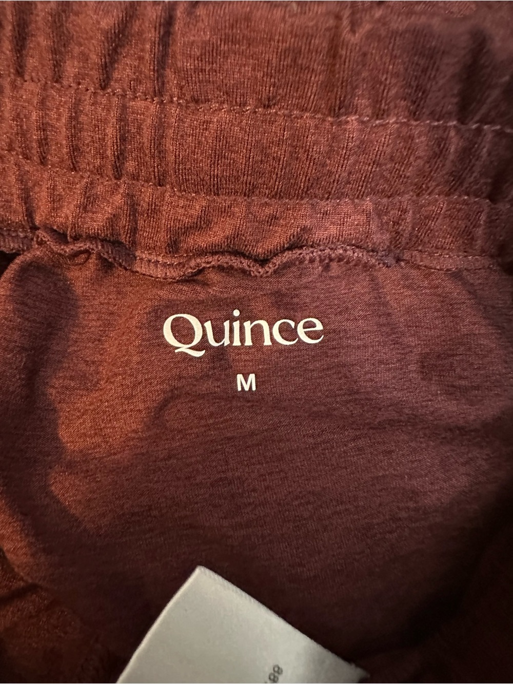 Quince Joggers Brick Red/Maroon Color, Size Medium - Picture 5 of 9